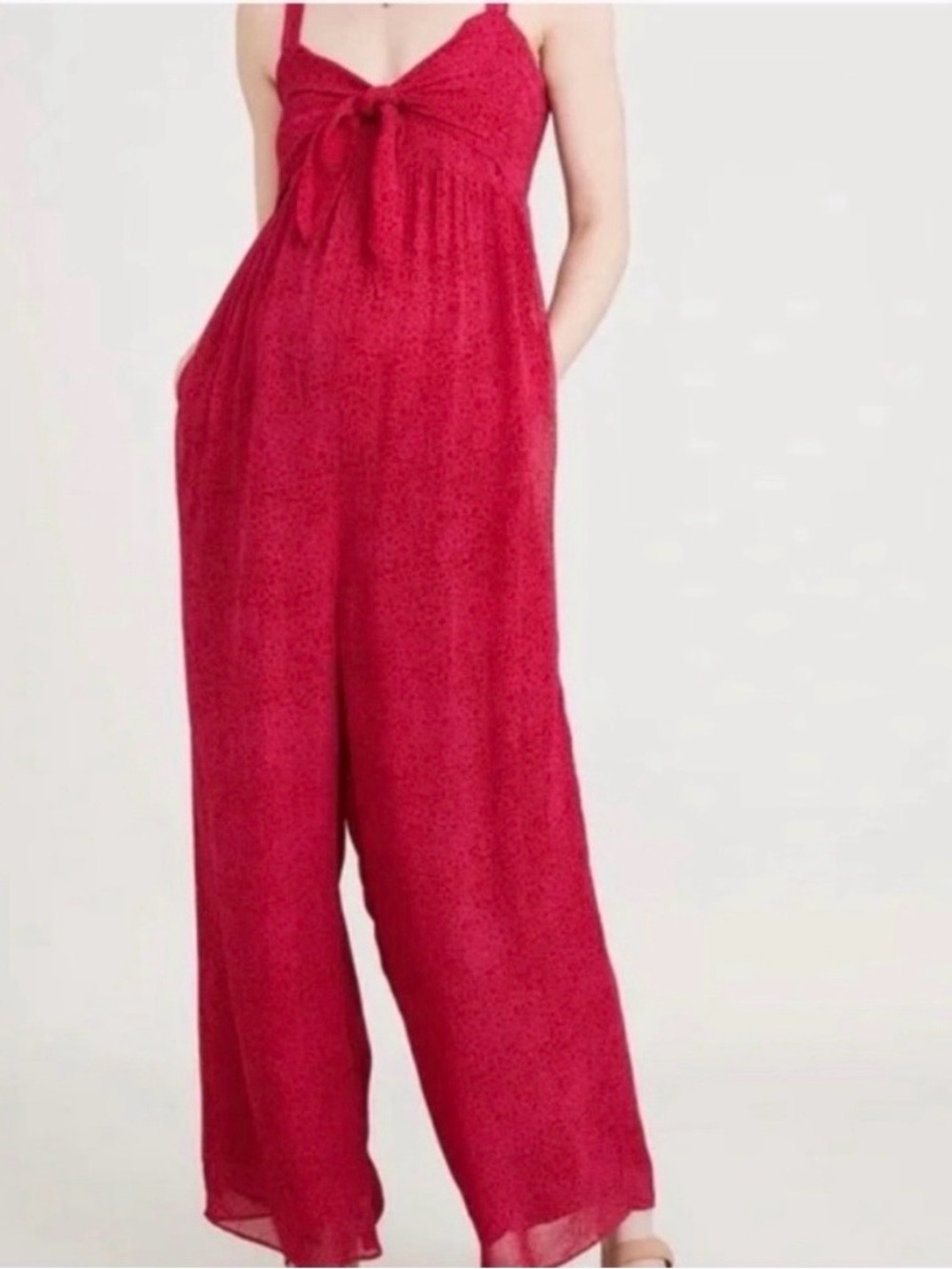 hatch the scarlet samba print jumpsuit